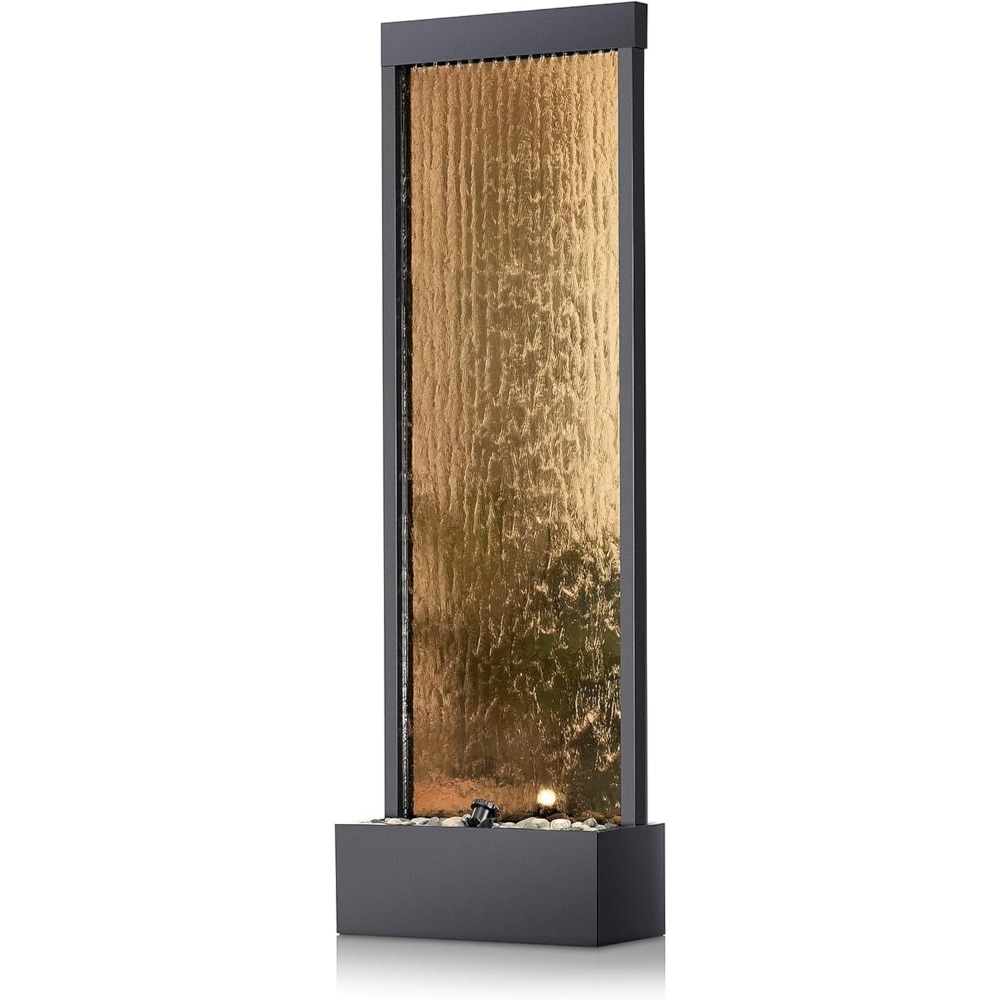 Outdoor Lighting Bronze - LED 조명과 강돌이 있는 고급스러운 청동