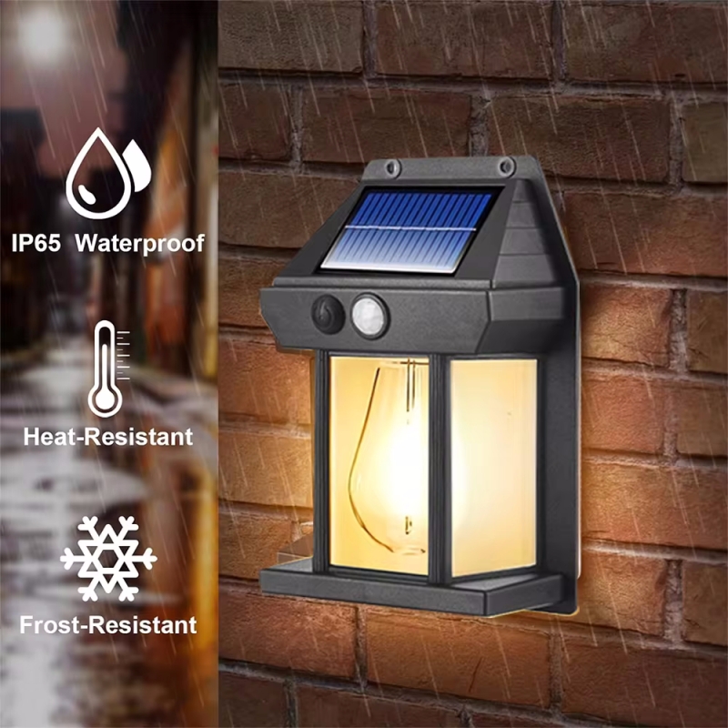 Solar Wall Sconce - 태양광 벽 조명 야외 방수 햇빛