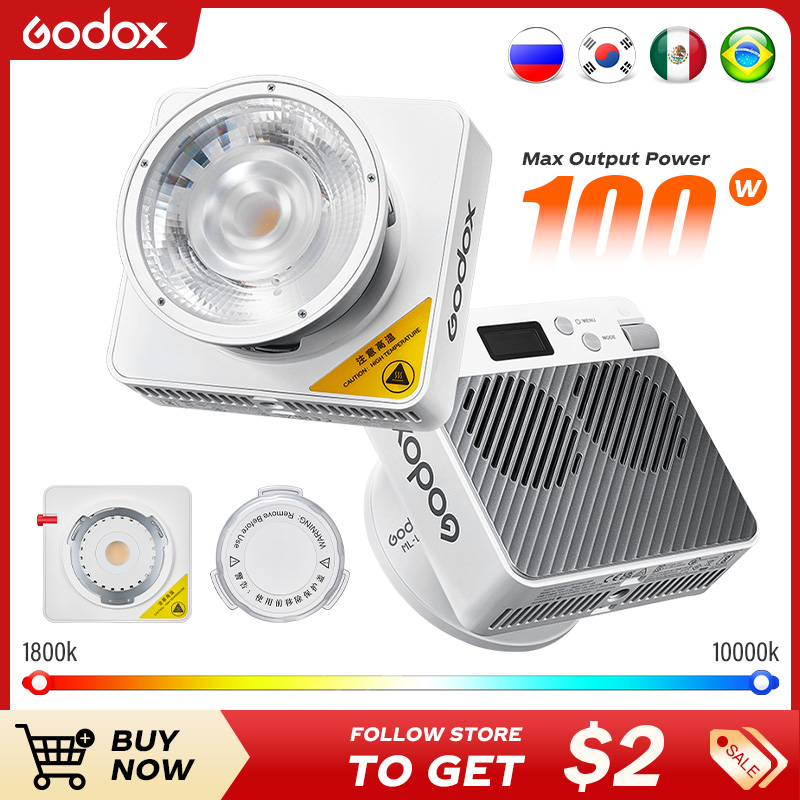 Outdoor Lighting Kit Photography - Godox 새로운 ML100R 휴대용 RGB 풀