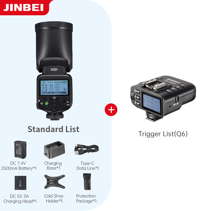 Outdoor Lighting Kit Photography - 진베이 HD-1 카메라 플래시 라이트 사진