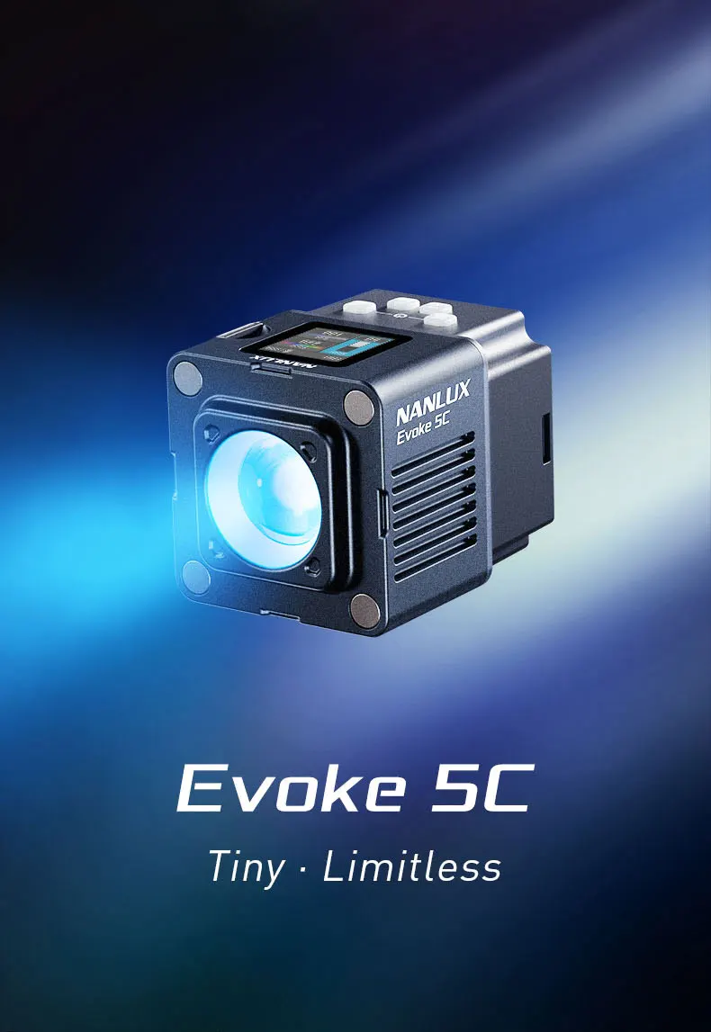 Outdoor Lighting Kit Photography - NANLUX Evoke 5C RGB 2색 LED
