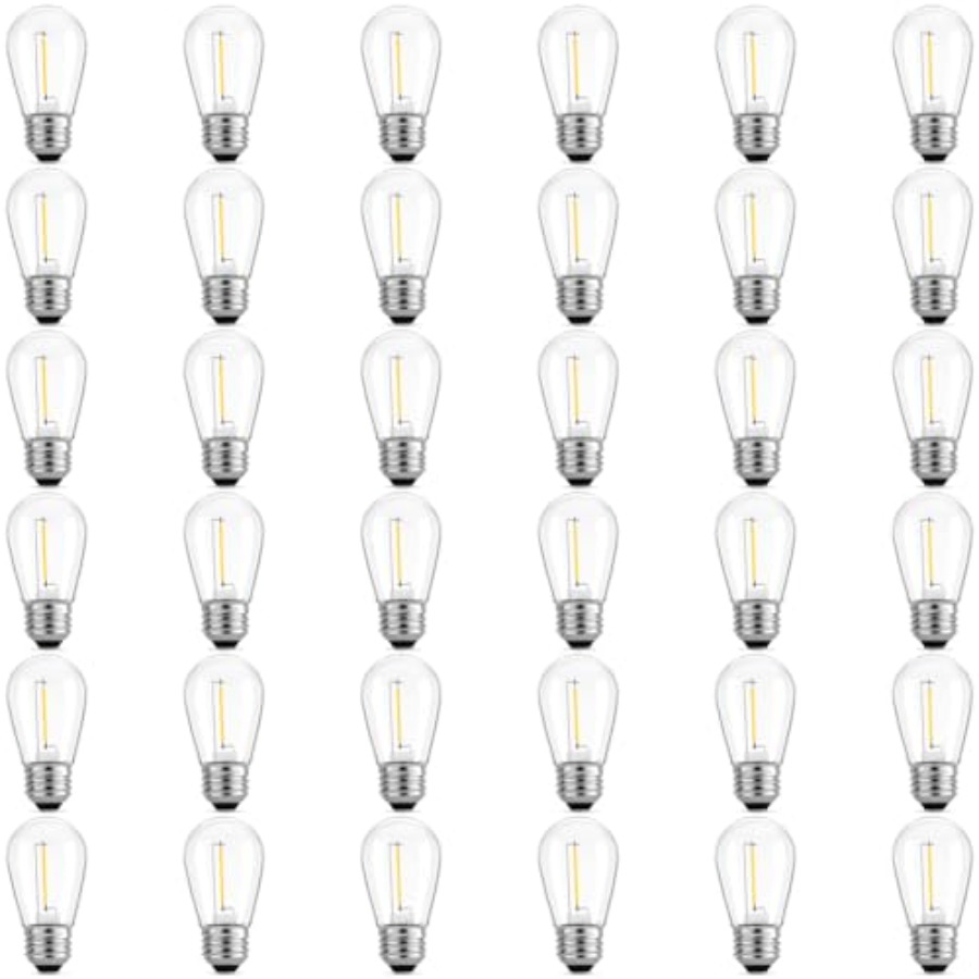 Outdoor Lighting Led - 36팩 S14 LED 전구(야외 스트링 조명용),