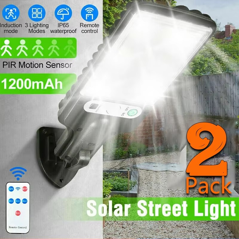 Solar Wall Sconce - 인체감지 센서가 있는 3가지 모드 야외