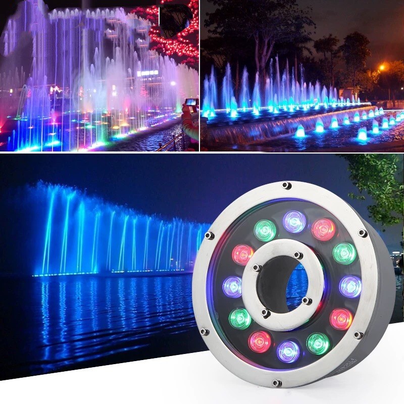 Outdoor Lighting Around Pool - RGB LED 분수 램프 12V 24V