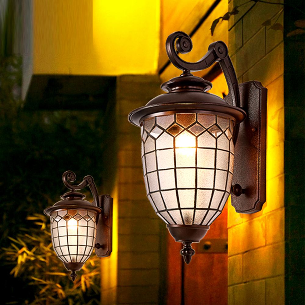 청동색 빈티지 야외 현관 벽 조명 방수 정원 흰색 마름 - Outdoor Lighting Bronze 리뷰 및 가격
