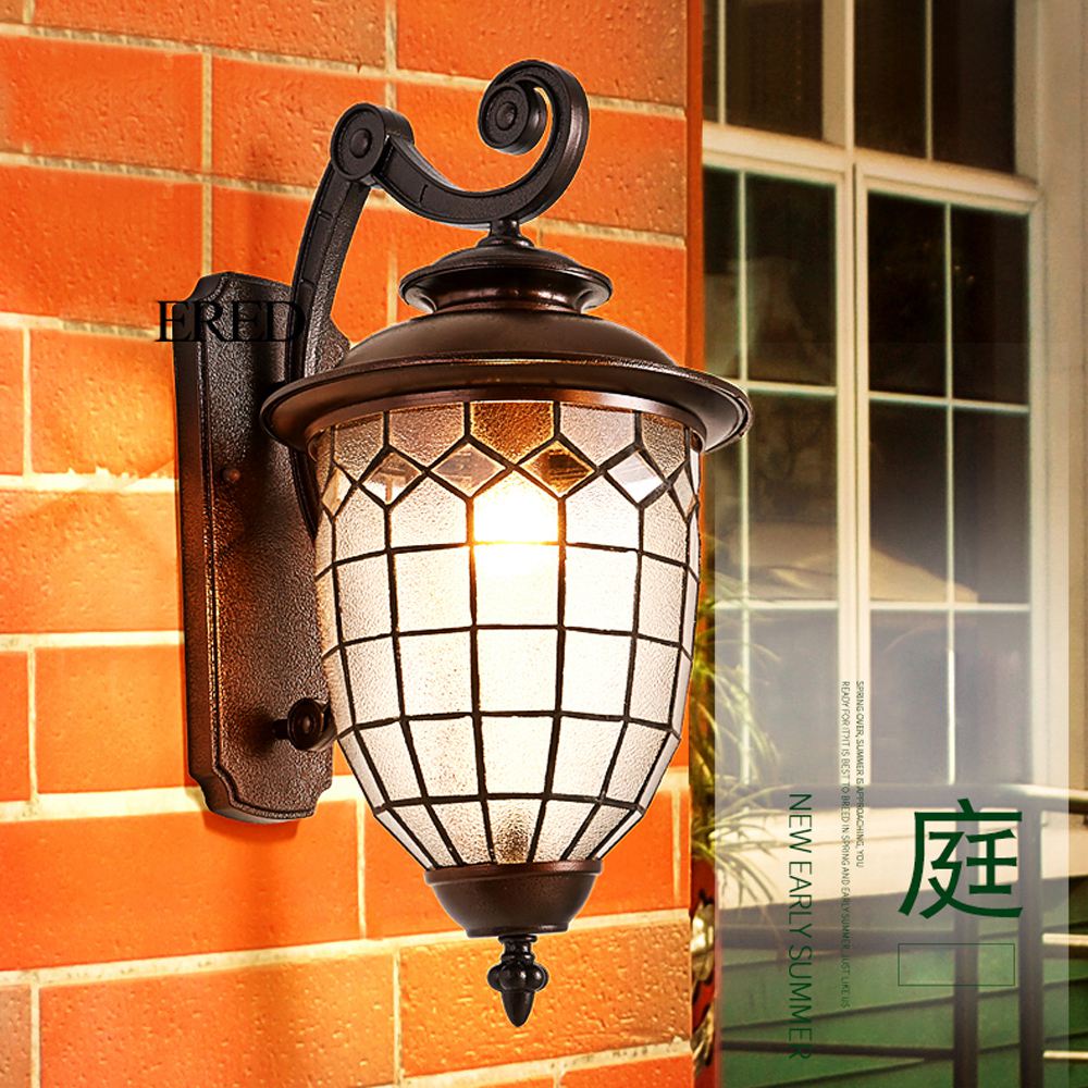 청동색 빈티지 야외 현관 벽 조명 방수 정원 흰색 마름 - Outdoor Lighting Bronze 리뷰 및 가격