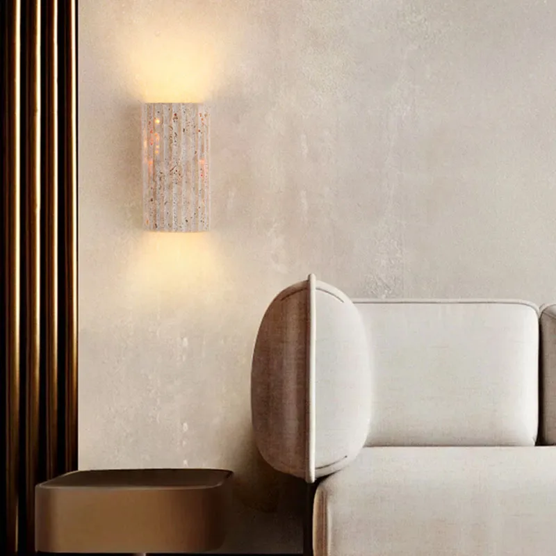 노란색 트래버틴 석재 벽걸이 램프 (매장, 레스토랑,  - Outdoor Lighting For Front Of House 리뷰 및 가격