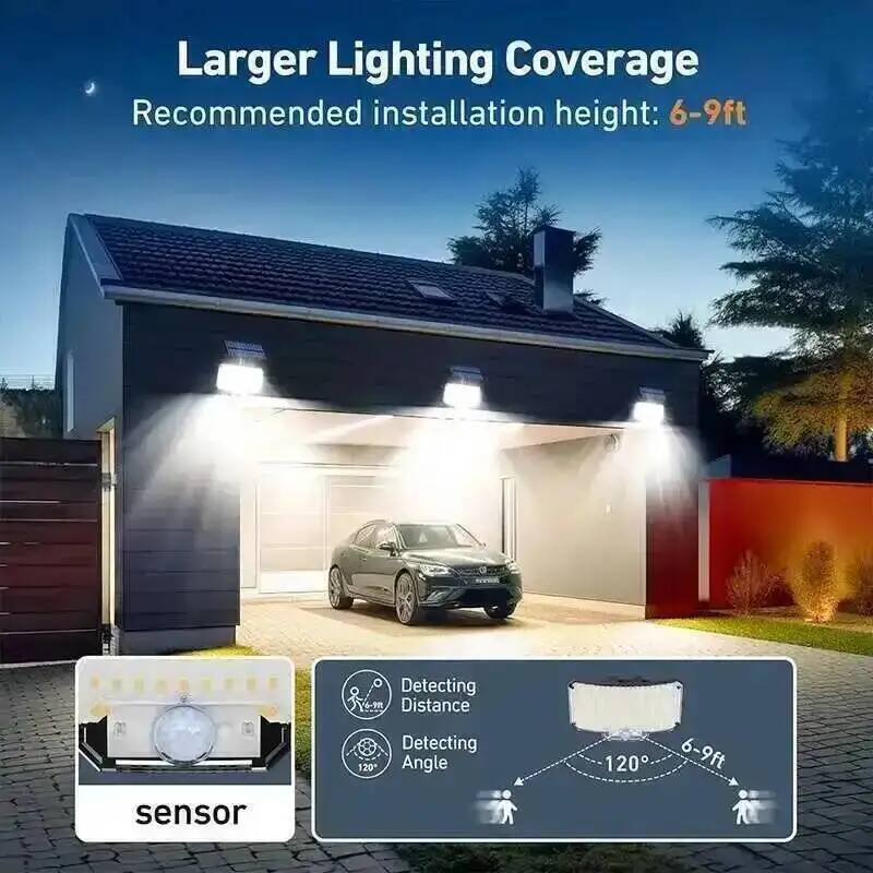 야외 태양광 조명 3가지 모드 모션 센서 투광등 234 - Outdoor Lighting Bronze 리뷰 및 가격