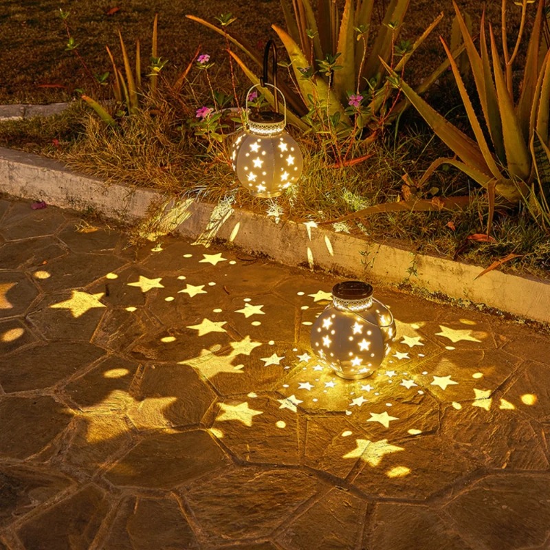 정원 스타 프로젝터 램프 걸이형 태양광 조명 야외 걸이 - Outdoor Lighting Electric 리뷰 및 가격