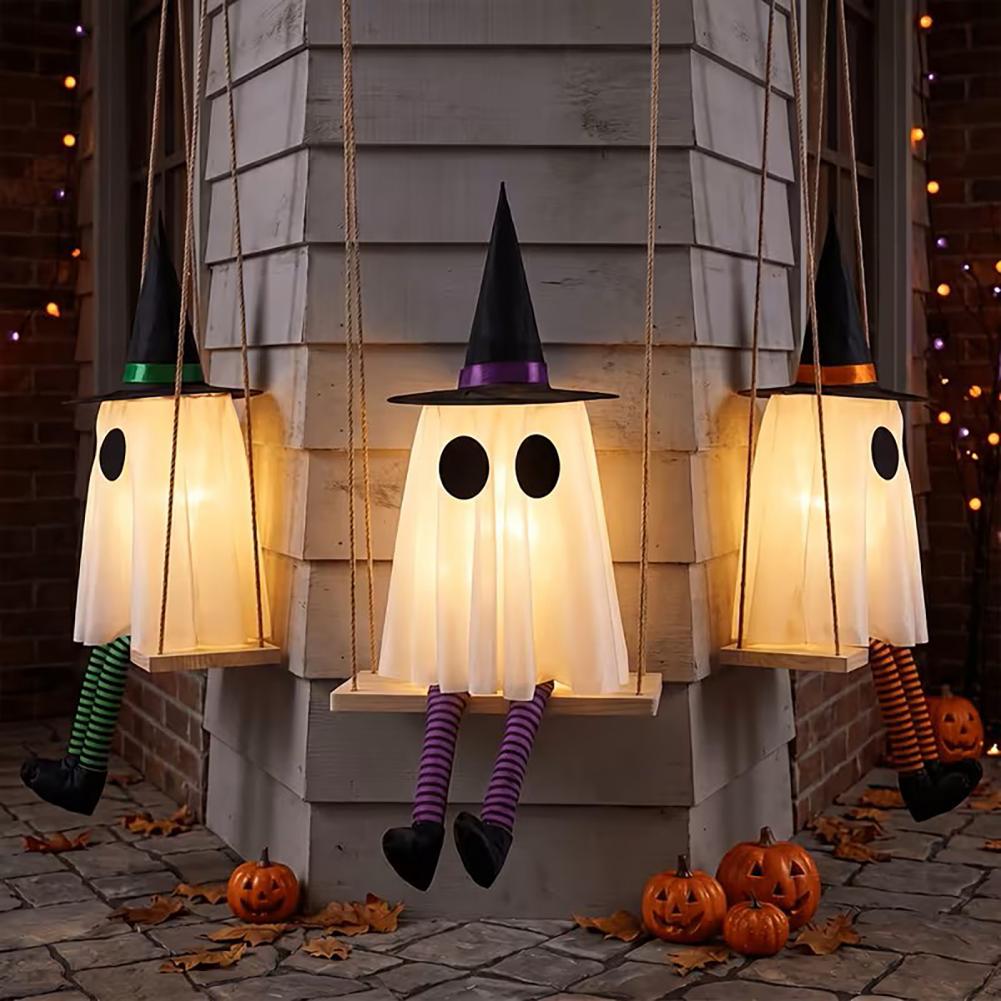 할로윈 스펙터 조명 장식 세트 LED 무서운 빛나는 야 - Outdoor Lighting Kits 리뷰 및 가격