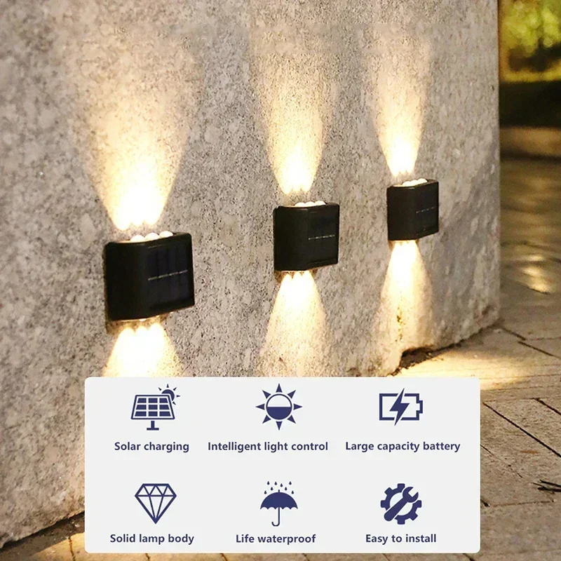 LED 태양광 조명 야외 방수 솔라 벽등 위아래 발광  - Outdoor Lighting Led 리뷰 및 가격