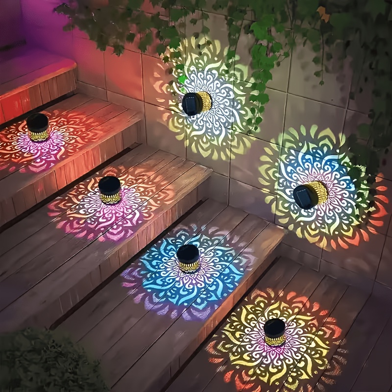 1/2/4팩 태양광 울타리 조명, 만다라 패턴 디자인, - Wall Lighting Outdoor 리뷰 및 가격
