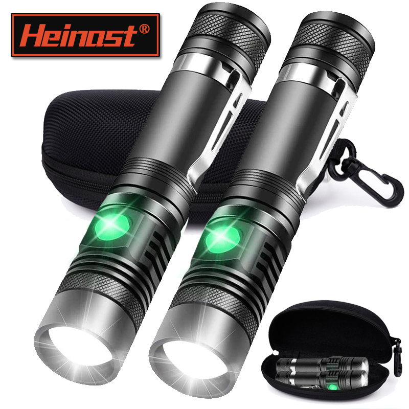 충전식 T6 핸드헬드 플래시라이트 18650 사용 줌  - Zinc Outdoor Lighting 리뷰 및 가격