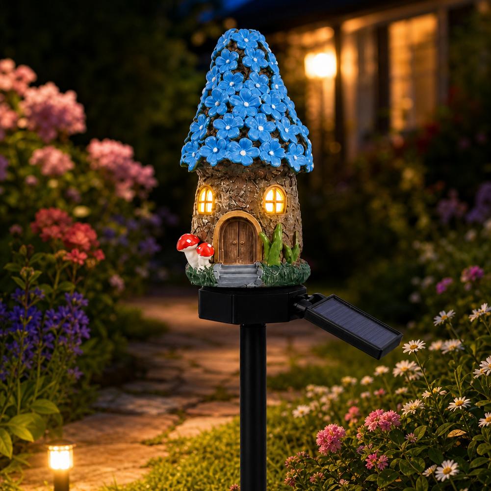 LED 태양광 잔디등 다용도 미니어처 요정집 태양열 야 - Outdoor Lighting For Front Of House 리뷰 및 가격
