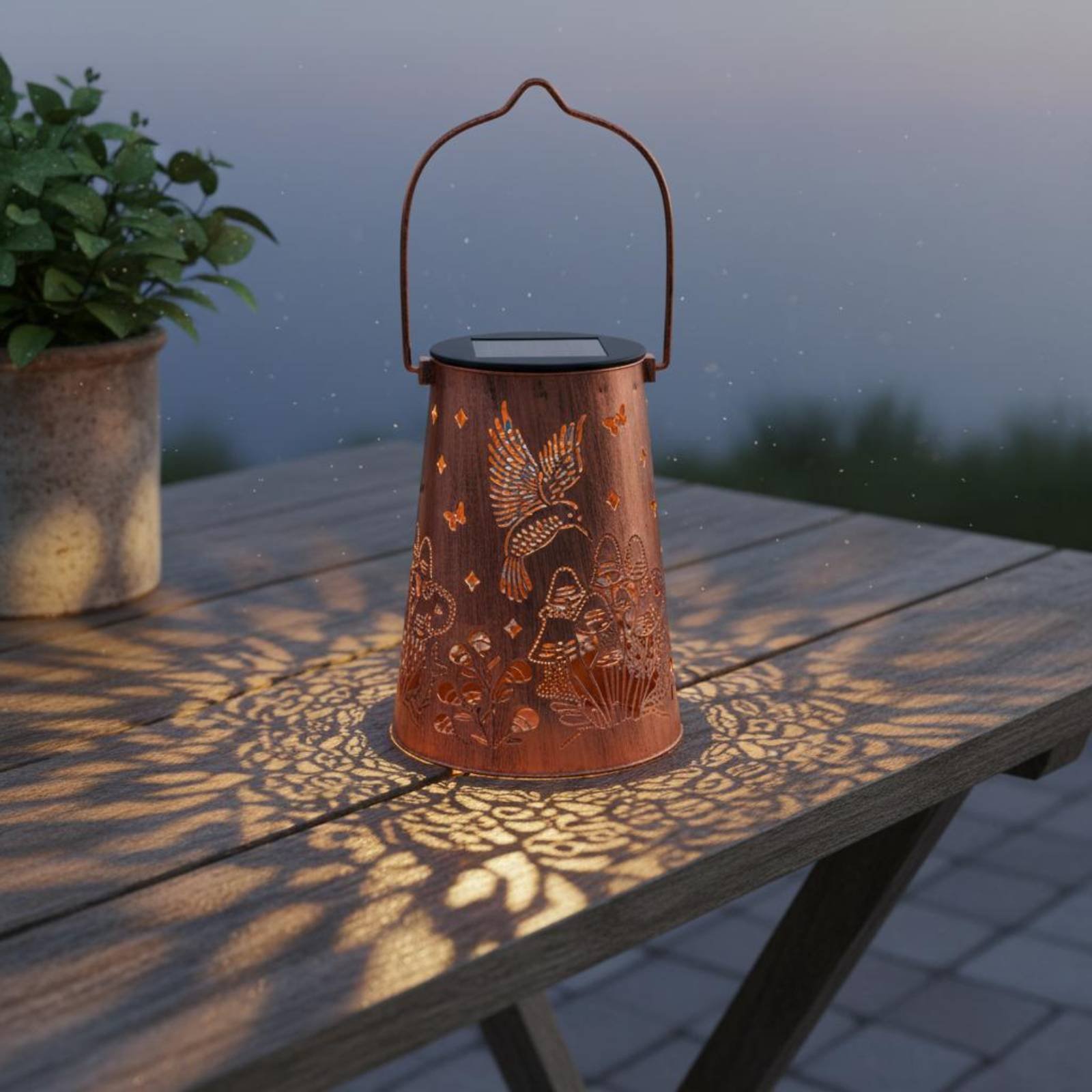 꽃무늬 정원 랜턴 패턴 정원 조명기 자동 켜짐/꺼짐 기 - Outdoor Lighting Design 리뷰 및 가격