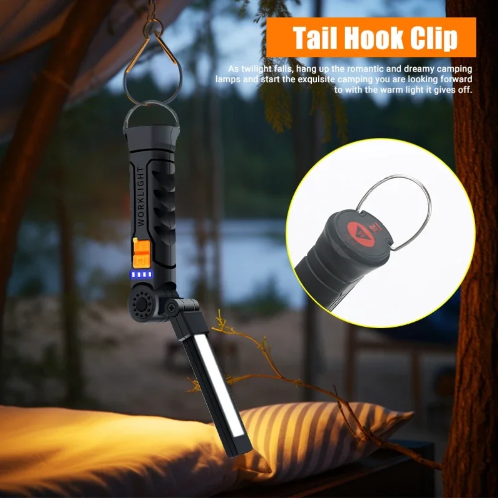 야외 캠핑을 위한 내장 배터리가 있는 자기 비상 작업  - Outdoor Lighting Electric 리뷰 및 가격