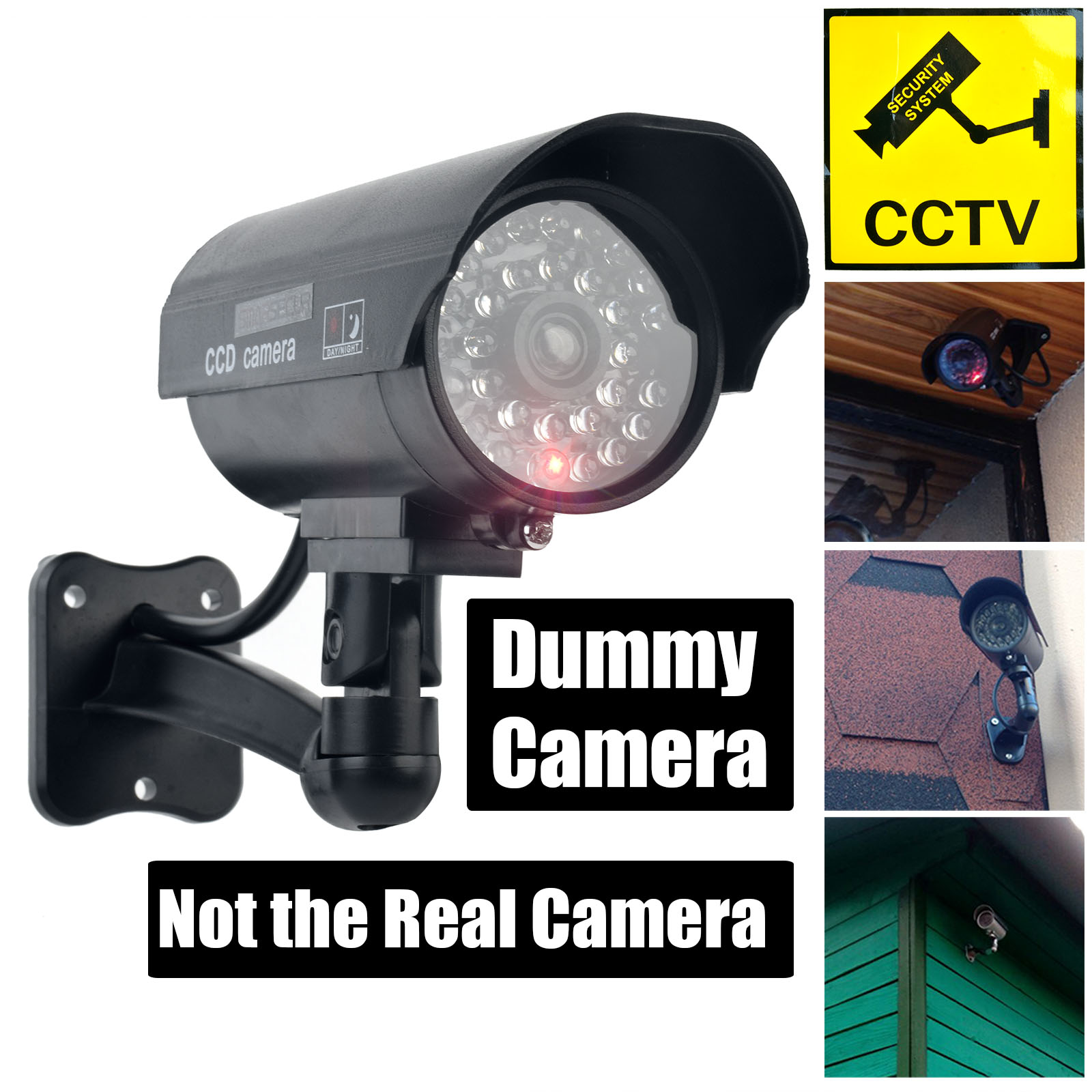 Smarsecur 가짜 카메라 더미 방수 보안 CCTV - Outdoor Lighting Video 리뷰 및 가격