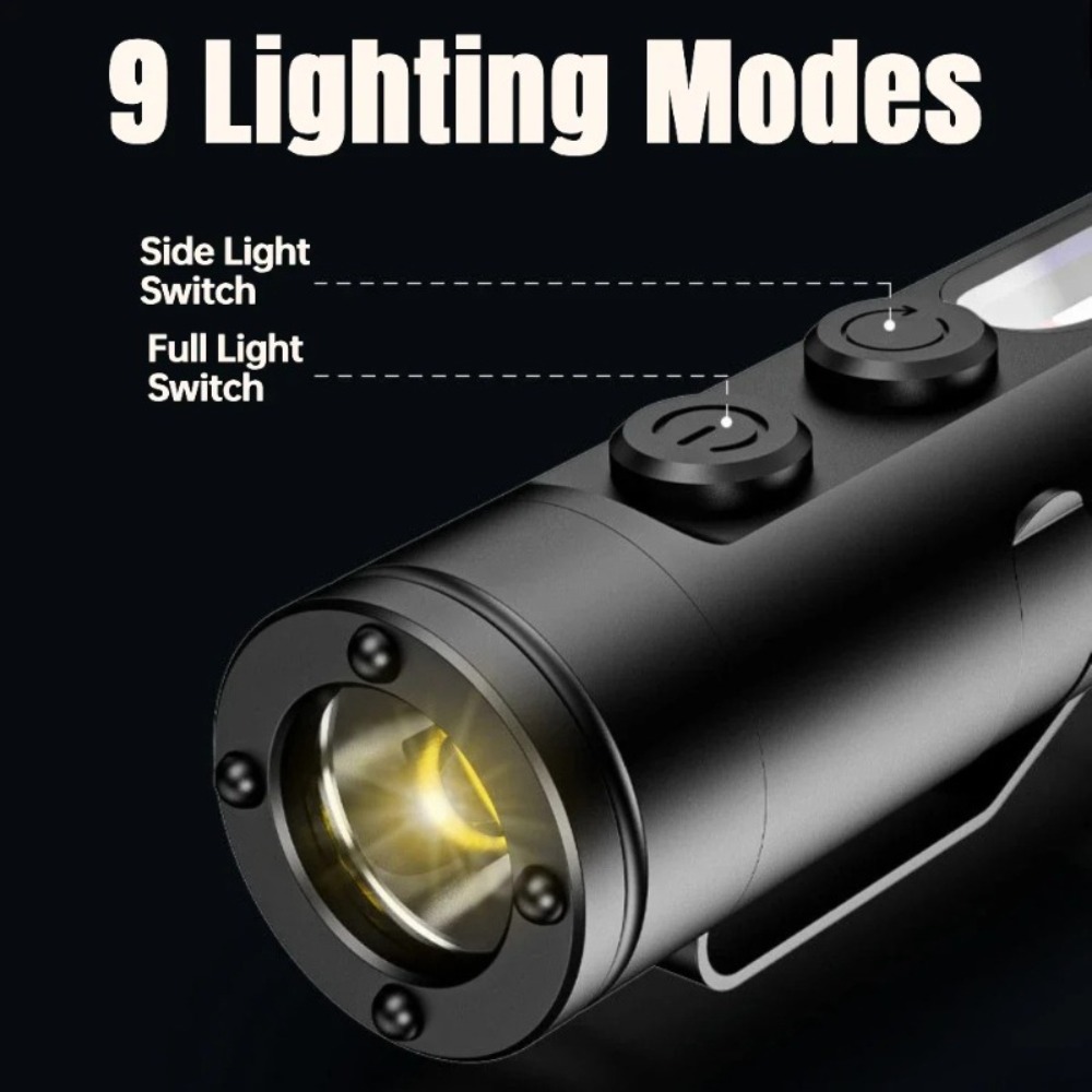 미니 야외 손전등 타입 C 충전식 LED 자석 토치(모 - Outdoor Lighting Electric 리뷰 및 가격