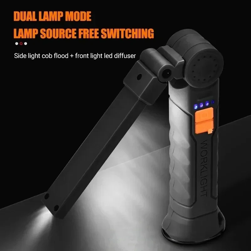 휴대용 COB LED 손전등 USB 충전식 작업등 내장 - Outdoor Lighting Electric 리뷰 및 가격