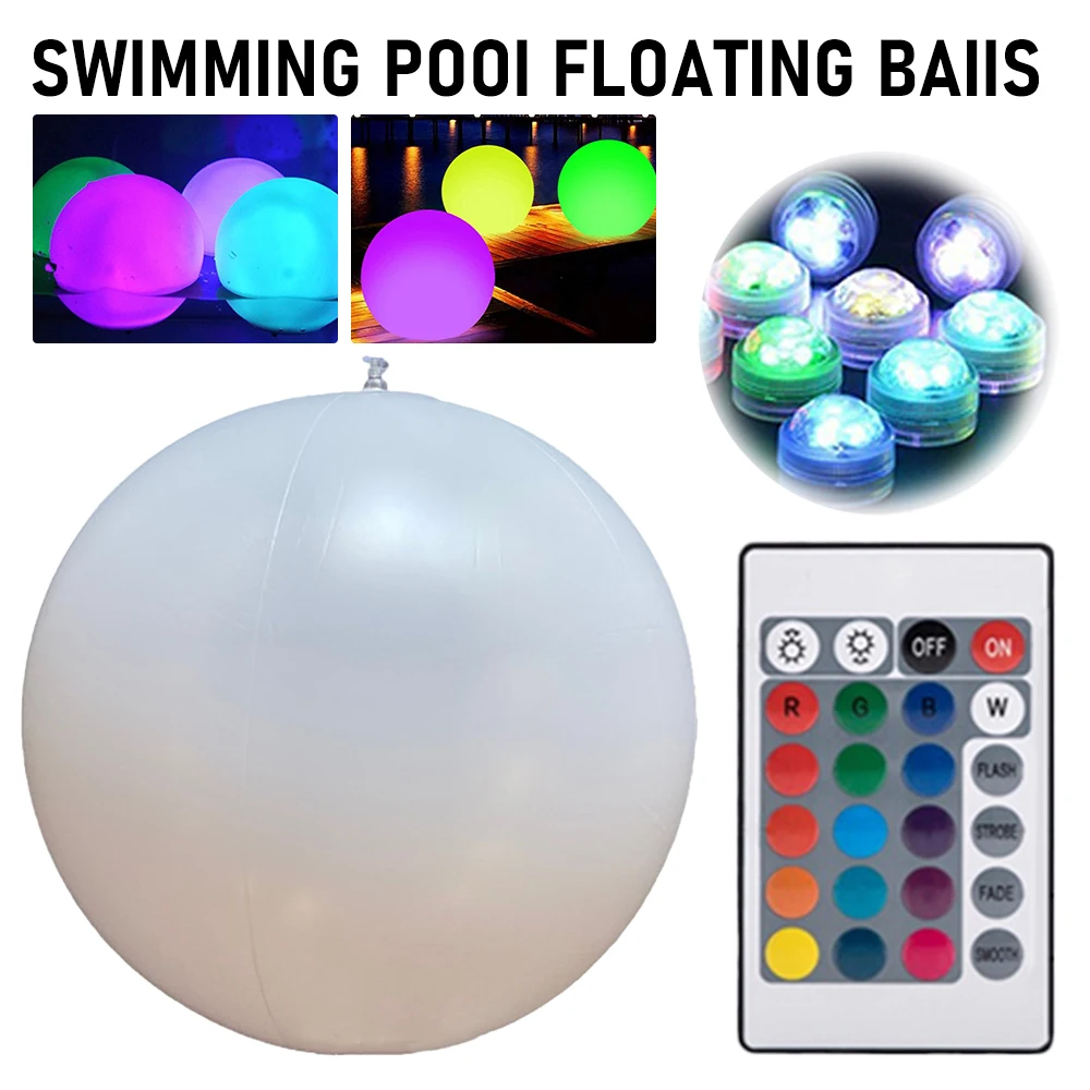 야광 LED 투척 공, 팽창식 수영장 장난감, 해변 L - Outdoor Lighting Around Pool 리뷰 및 가격