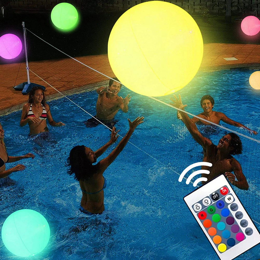 야광 LED 투척 공, 팽창식 수영장 장난감, 해변 L - Outdoor Lighting Around Pool 리뷰 및 가격