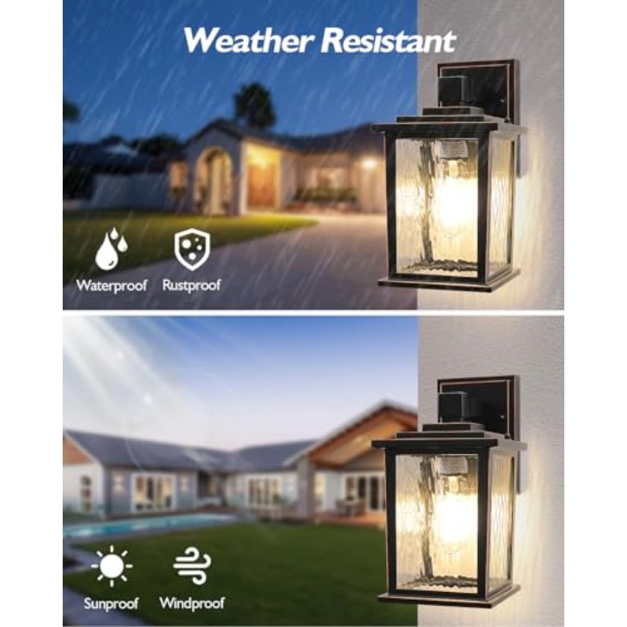 12인치 포치 조명, 클래식 오일 러빙 브론즈 야외 벽 - Outdoor Lighting For Front Of House 리뷰 및 가격