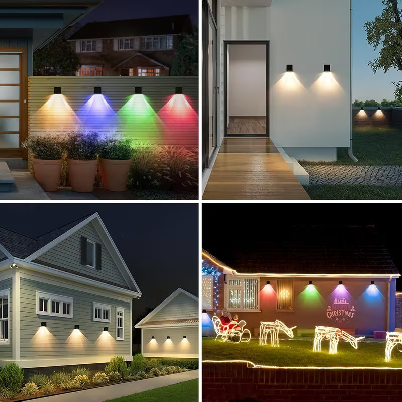 야외 방수 태양광 벽 조명등, 이중 조명 모드, 정원  - Solar Wall Sconce 리뷰 및 가격