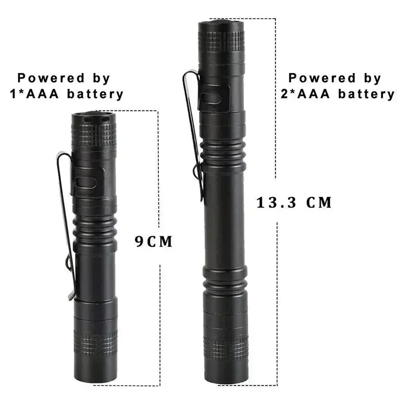 휴대용 미니 LED 펜 플래시라이트 펜 클립 포함 핸드 - Outdoor Lighting Electric 리뷰 및 가격