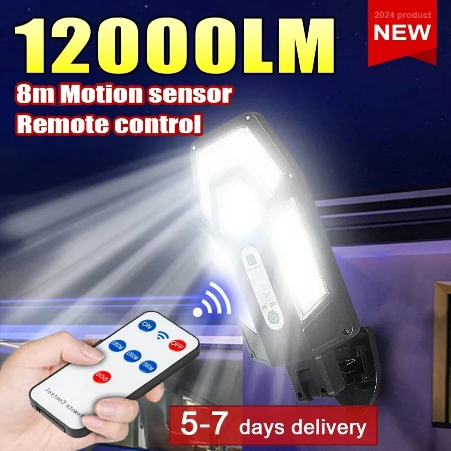 12000LM 강력한 태양광 벽등 리모컨 포함 실외 I - Led Flood Light 리뷰 및 가격