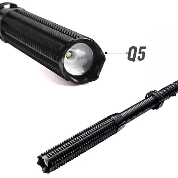 USB 충전식 LED 손전등, 접이식 토치, 3가지 모 - Outdoor Lighting Kits 리뷰 및 가격