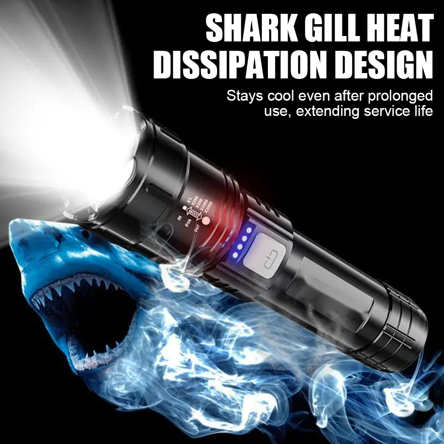 고출력 P50 LED 손전등 USB 충전식 줌 핸드헬드 - Outdoor Lighting Electric 리뷰 및 가격