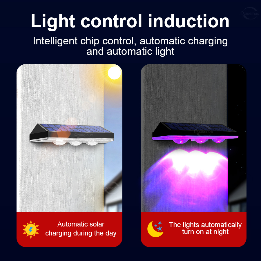 슈퍼 브라이트 태양광 조명 RGB 및 웜 화이트 태양광 - Solar Wall Sconce 리뷰 및 가격