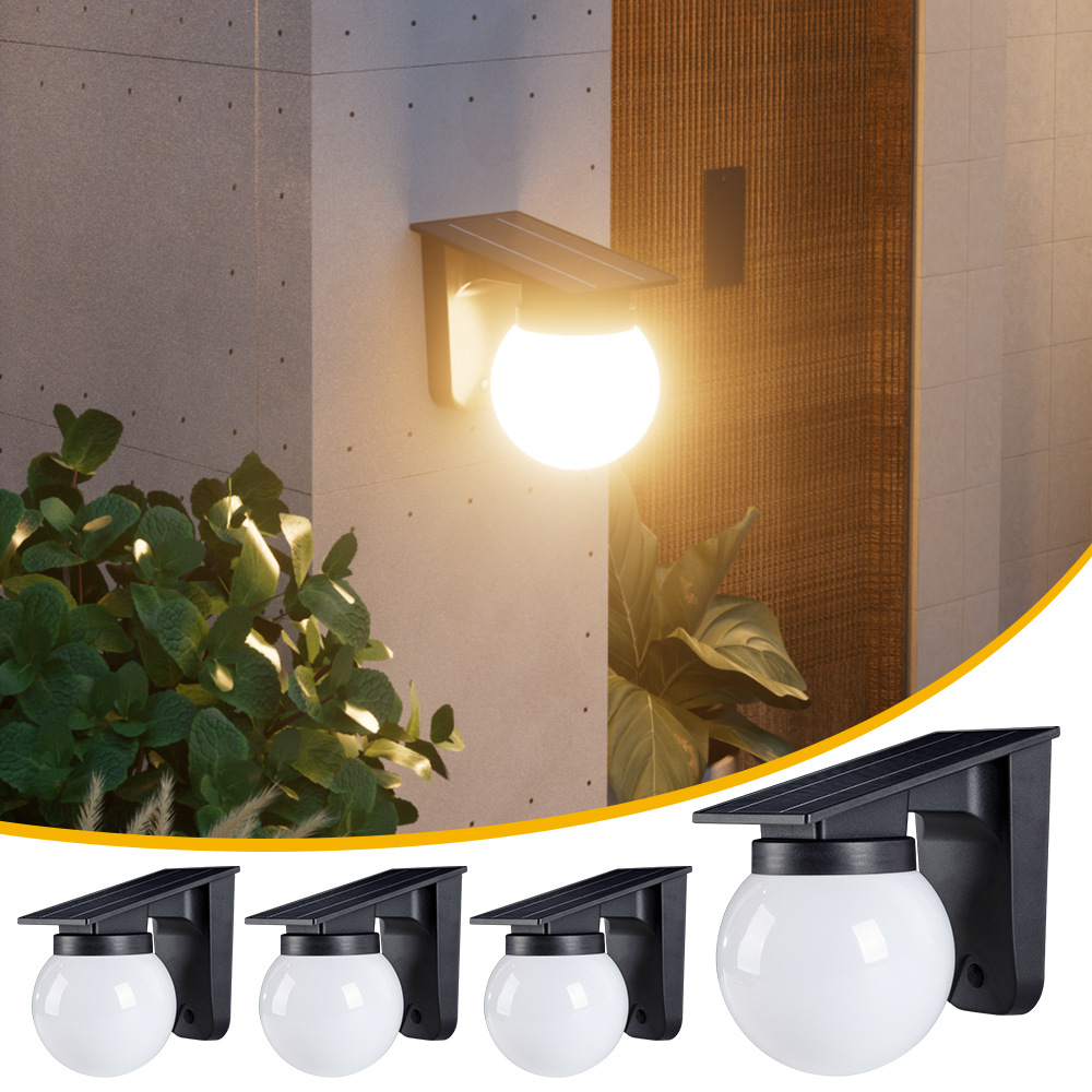 태양광 구형 벽등 실외용 IP65 방수 원형 볼 정원등 - Solar Wall Sconce 리뷰 및 가격