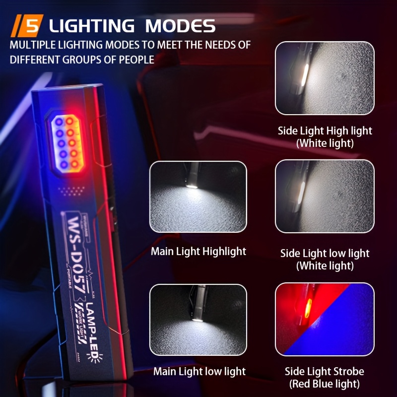 강력한 미니 보안 작업등 경고등 강력 조명 미니 휴대용 - Outdoor Lighting Electric 리뷰 및 가격