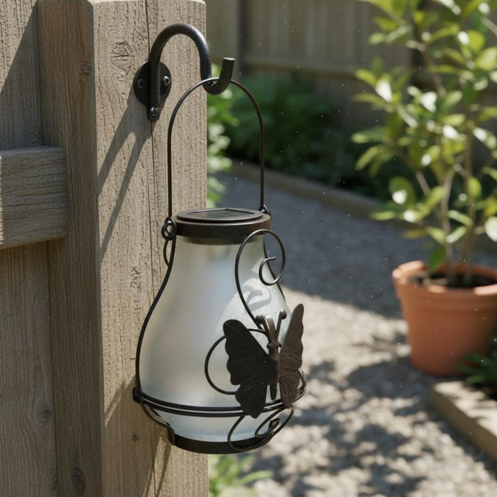 태양열 나비 랜턴 방수 나비 태양열 랜턴 장식용 마당  - Wall Lighting Outdoor 리뷰 및 가격