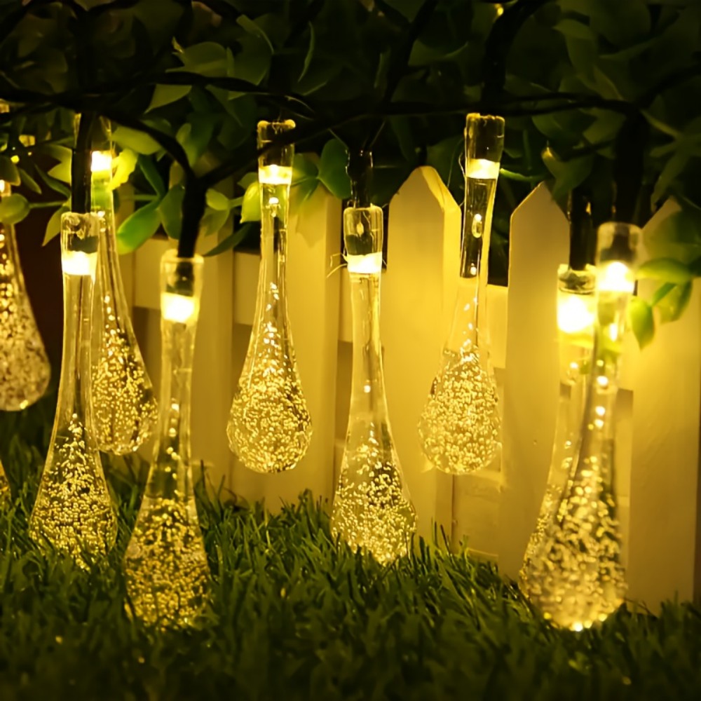 1개 태양열 LED 눈물방울 모양 스트링 조명, 크리스 - Solar Wall Sconce 리뷰 및 가격