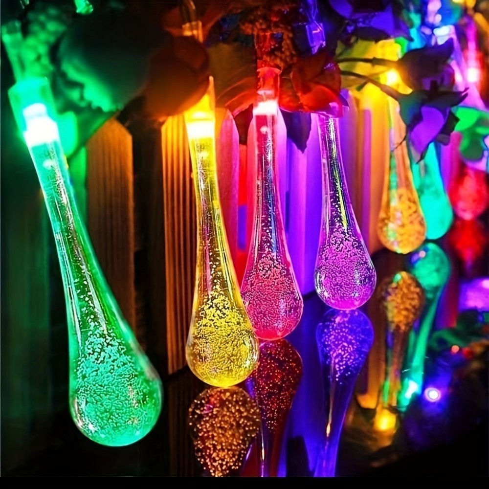 1개 태양열 LED 눈물방울 모양 스트링 조명, 크리스 - Solar Wall Sconce 리뷰 및 가격
