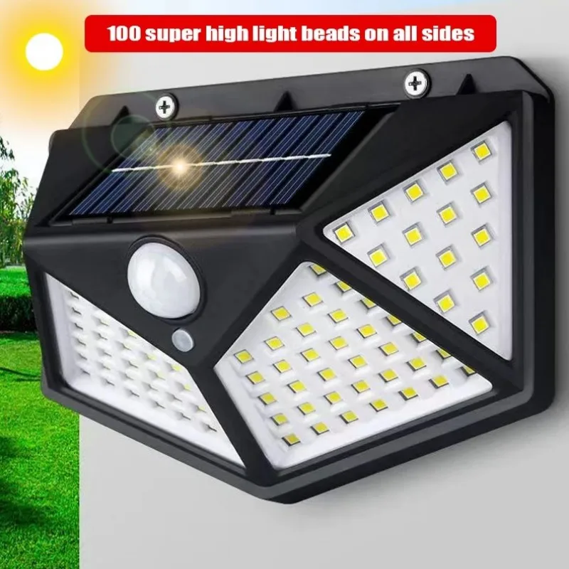 100Led 다기능 태양 램프 야외 정원 장식 모션 센 - Solar Wall Sconce 리뷰 및 가격