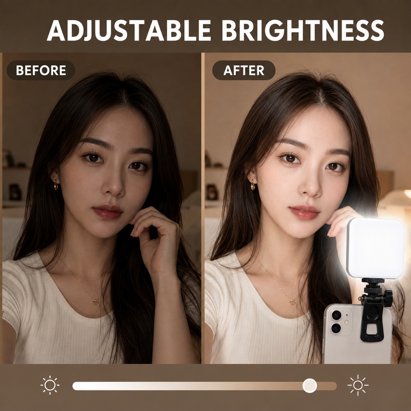 DY11Mini 휴대용 클립형 휴대폰 조명, 노트북 라 - Outdoor Lighting Video 리뷰 및 가격