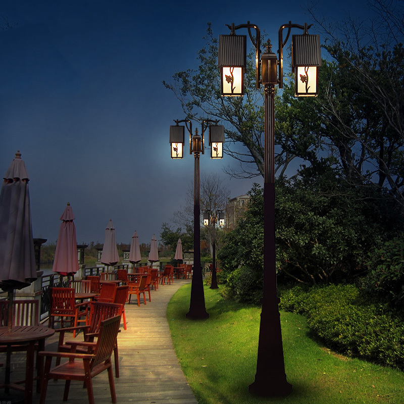 유럽 스타일 조경 가로등, 야외 방수 가정 커뮤니티 정 - Outdoor Lighting Bronze 리뷰 및 가격