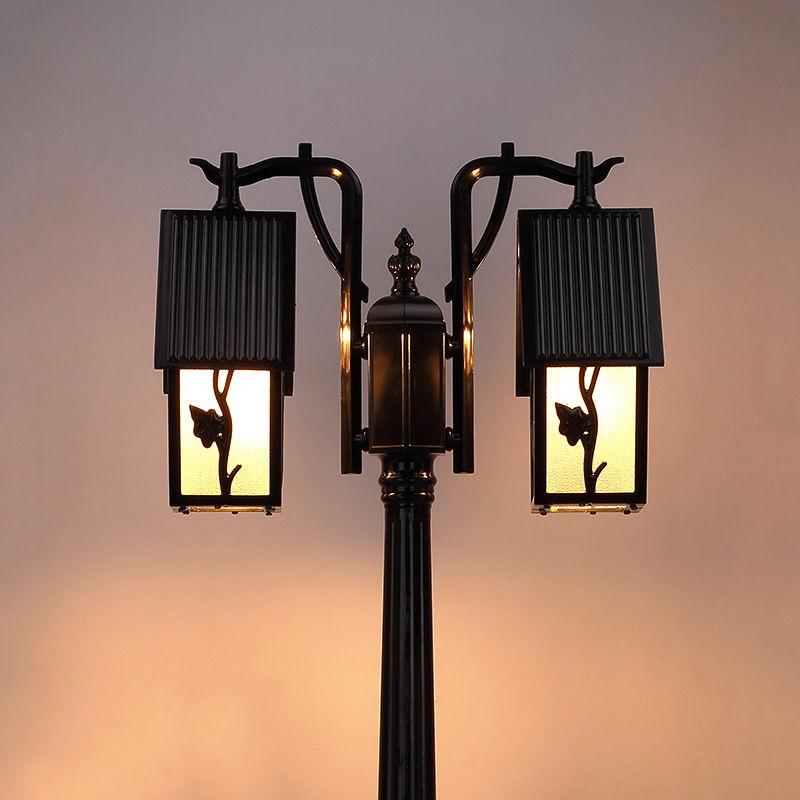 유럽 스타일 조경 가로등, 야외 방수 가정 커뮤니티 정 - Outdoor Lighting Bronze 리뷰 및 가격