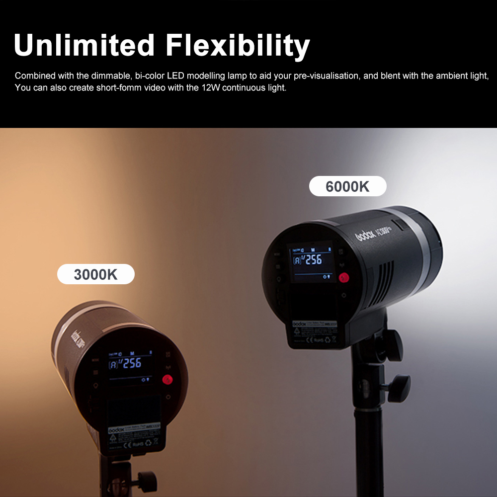 Godox AD300Pro 야외 플래시 라이트 300W - Outdoor Lighting Kit Photography 리뷰 및 가격