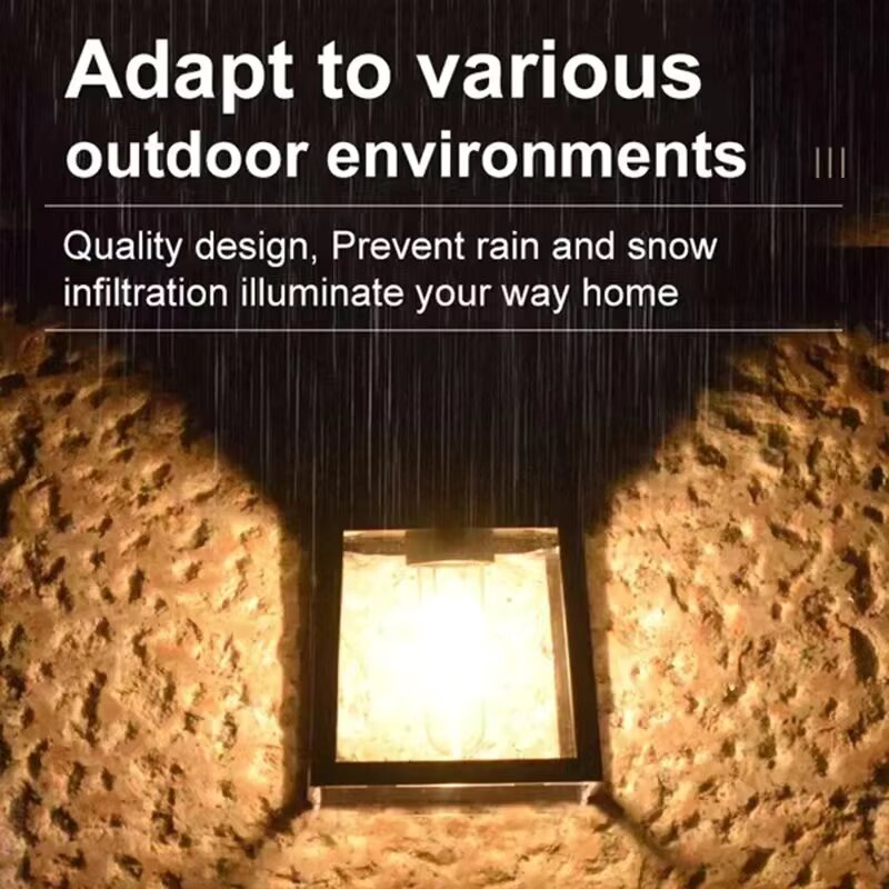 태양광 야외 방수 LED 벽등, 정원 마당 울타리 집  - Outdoor Lighting For Front Of House 리뷰 및 가격