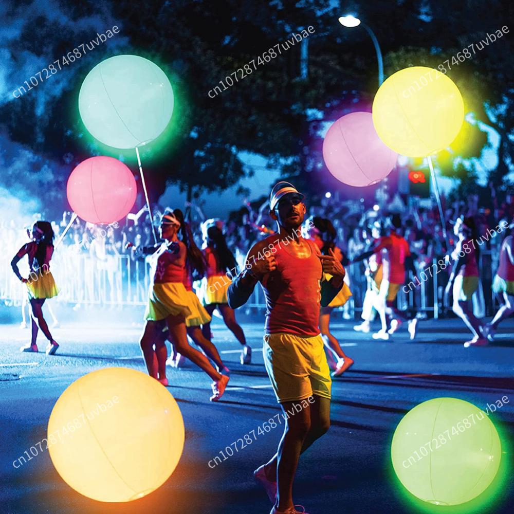 풍선 수영장 비치볼 16색 LED 발광 풍선 비치볼 6 - Outdoor Lighting Around Pool 리뷰 및 가격