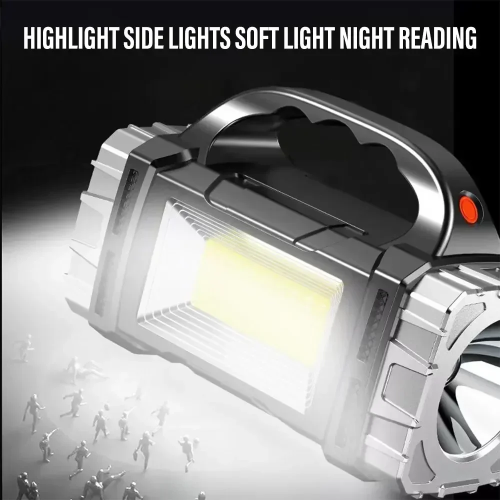 강력한 휴대용 손전등 USB 충전식 토치 슈퍼 밝은 태 - Led Flood Light 리뷰 및 가격