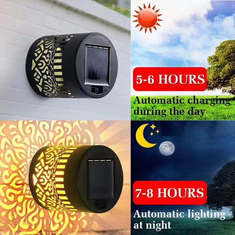 태양광 LED 벽등 만다라 프로젝션 랜턴 방수 야외 마 - Solar Wall Sconce 리뷰 및 가격