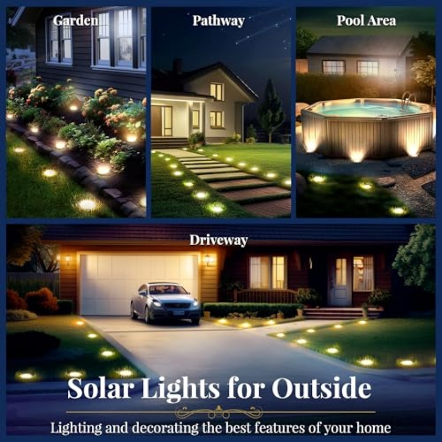 태양광 지상등 태양광 조명 야외 방수 8 LED 태양열 - Outdoor Lighting Led 리뷰 및 가격