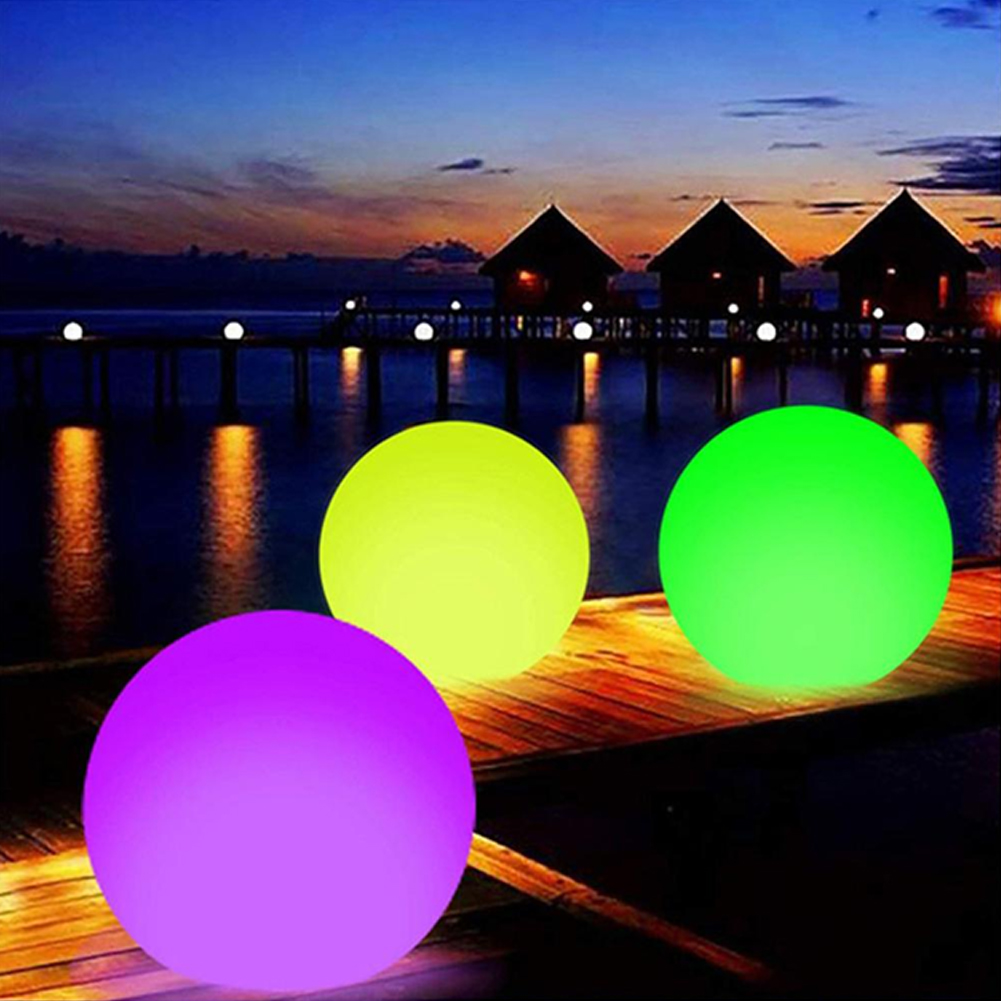 야외 LED 가든볼 16색 LED 풍선 리모컨 LED  - Outdoor Lighting Around Pool 리뷰 및 가격